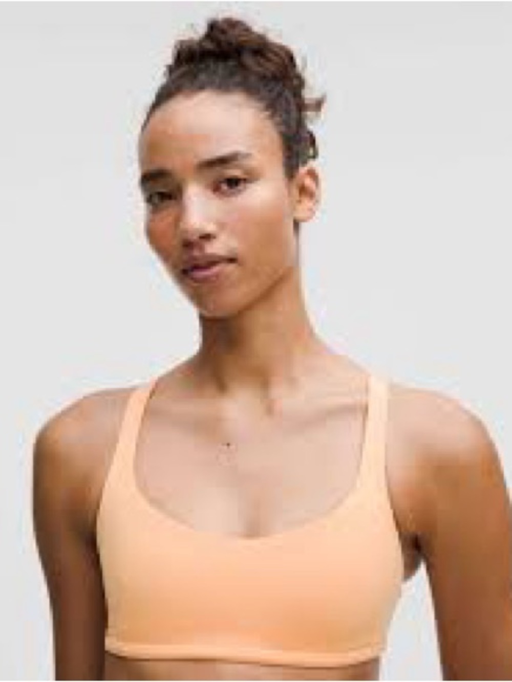 Rock melon lululemon fast and free running sports bra